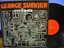 George Sumner - At Cicero's LP VG+ Minnesota Private 1969 USA Bar Rock Organ