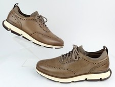 Cole Haan 4.ZeroGrand Wingtip Oxfords Sz 11M Truffle Brown Leather