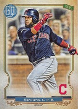 Carlos Santana 2020 Topps Gypsy Queen 31 Cleveland Indians BASEBALL Card