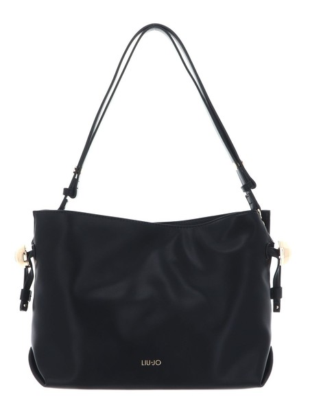 Liu Jo Riccy Ecs Hobo Bag M Schultertasche UmhäNgetasche Nero Schwarz-image