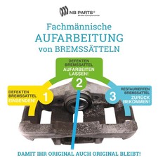 Aufarbeitung Bremssattel Bremszange 60mm Vorderachse für BMW 5 F10 F07 F11 6 7