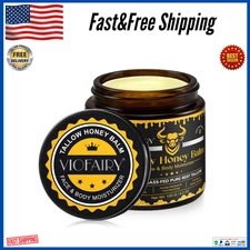 Beef Tallow for Skin, Tallow and Honey Balm for Face - 100% Organic Grass-Fed Be