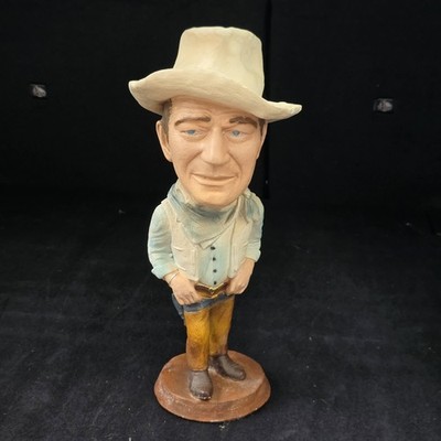 Vintage 1979 ESCO John Wayne Chalkware Chalk Ware Statue