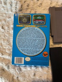 Wheel Of Fortune Family Edition NES (CIB) includes pictured inserts and manual