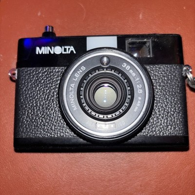 Minolta Hi-Matic G2 - 38mm f 2.8 lens - 35mm Film, Point and Shoot Camera As Is