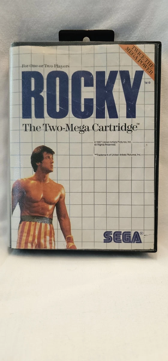 Jeu Rocky Sur Sega Master System - Complet, Très Bon état, PAL