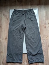 YGEBB Yeezy Gap Wide Leg Fleece Sweatpants Black Size Large