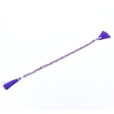 Natural Amethyst Smooth Cube Beads, Handmade Loose Beads 5.5-6mm 10" Strand