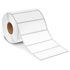 3x1 Thermal Labels, 13000 Count, 10 Rolls, Matte White Paper Stickers