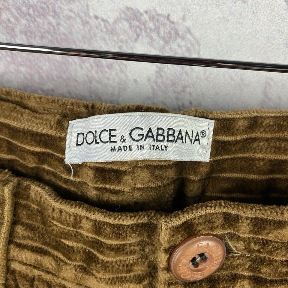 Pantalones Dolce&Gabbana vintage para mujer de lujo raros años 90 Italia clásicos talla 44 Foto 4 de 4