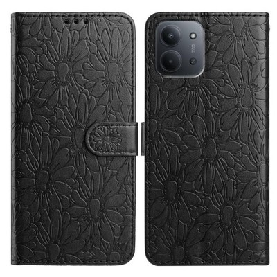 Für Redmi 15C 5G / 4G Global 171Mm Daisy Prägung Leder Handyhülle
