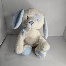 Animal Alley Toys R Us White Blue My First Puppy Plush Stuffed Animal READ