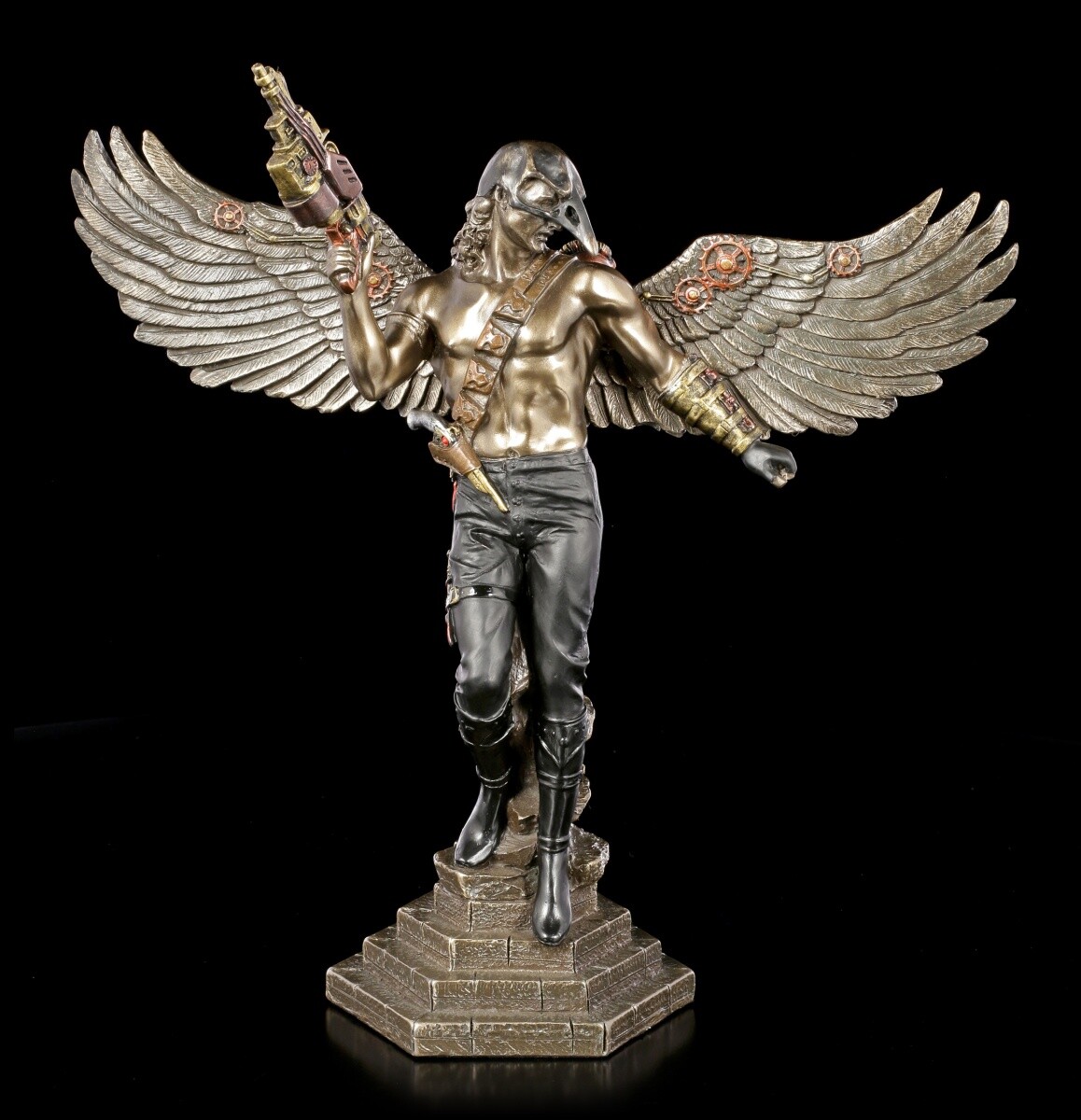 Steampunk Figure - Masked Angel - Veronese Guardian Angel Archangel Gothic