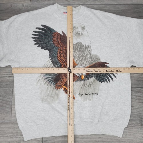 Vintage Eagle Mountain Sanctuary Size XL Pullover Sweatshirt Hanes Made In USA - Picture 3 of 10