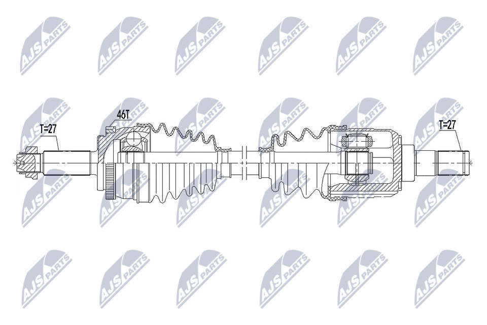 NPW-KA-364 NTY Drive Shaft for HYUNDAI,KIA