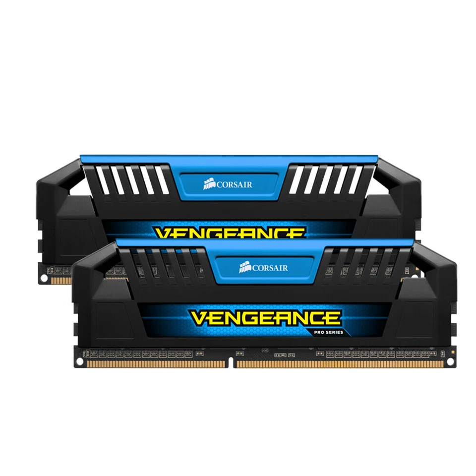 Corsair VENGEANCE Pro 32GB 16GB 8GB 4GB DDR3 OC 2133MHz PC3-17000U RAM LOT Blue - Image 4 of 4