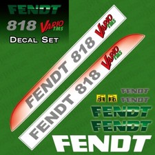 Fendt 818 TMS Vario (2008) Aftermarket Zamienne naklejki Naklejki - Zestaw