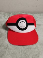 Official Pokemon Pokeball Youth Kids Snapback Baseball Hat