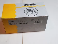 Mirka Sandpaper Discs 400 Grit 5" Adhesive Back "S-Carat" 100 Sanding Discs