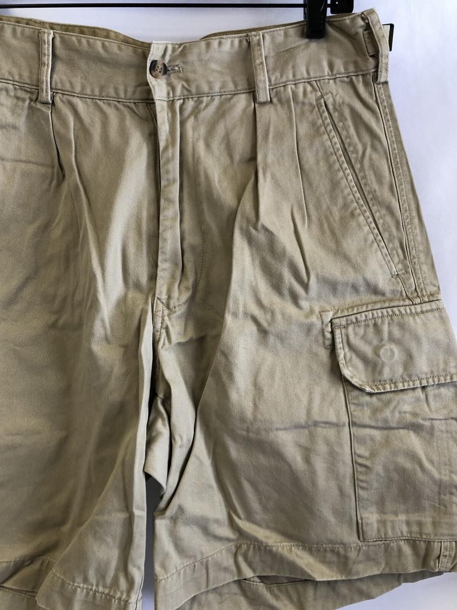 Man Shorts Marlboro Classics 100% Cotton Size 38 Beige