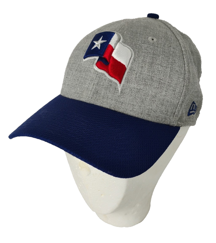 NEW Texas Rangers MLB New Era 39Thirty Small Medium Gray Baseball Cap Hat Flag