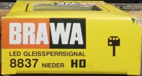 BRAWA 8837 Segnale ferroviario a led basso scala H0 | Zustand: Nuovo