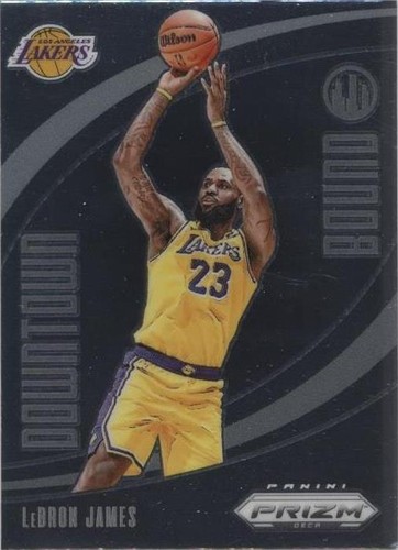 Panini Prizm LeBron James Lakers 2023-24 NBA Card #63 Silver Prizm
