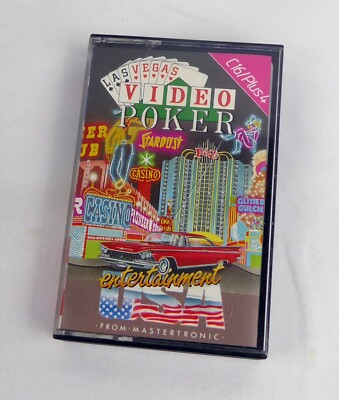 Commodore 16/116/Plus4 -- LAS VEGAS VIDEO POKER (Mastertronic) -- TAPE C16 C-16