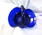 Blue Mareno Basket, Signed J. Shelton