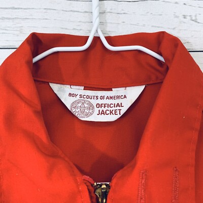 Vintage 1960s Boy Scouts of America Official Jacket Red Talon