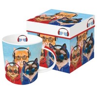Ppd Tasse Chillin Cats Katzen Henkelbecher Im Geschenkkarton Ppd Trendmug 0,4L
