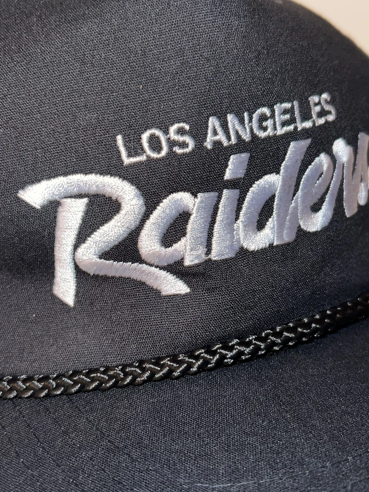 Boné vintage Los Angeles Raiders Yupoong Snapback década de 1980 NWA CHUCK D OAKLAND VEGAS - Imagem 2 de 4