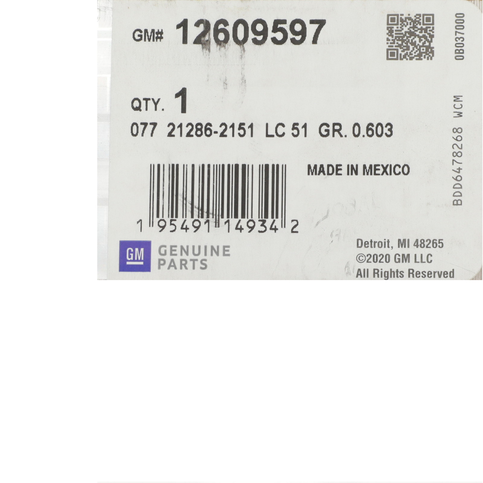 OEM NEW 10-14 Buick Cadillac Chevrolet GMC 3.0L Engine Connecting 