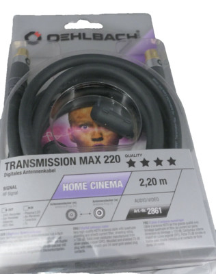 Oehlbach Digitales Antennenkabel TRANSMISSION MAX 220 S 2,20 m NEU