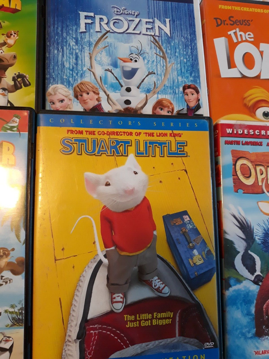 8 Family Animated DVD's Frozen Madagascar Open Season Shrek & More