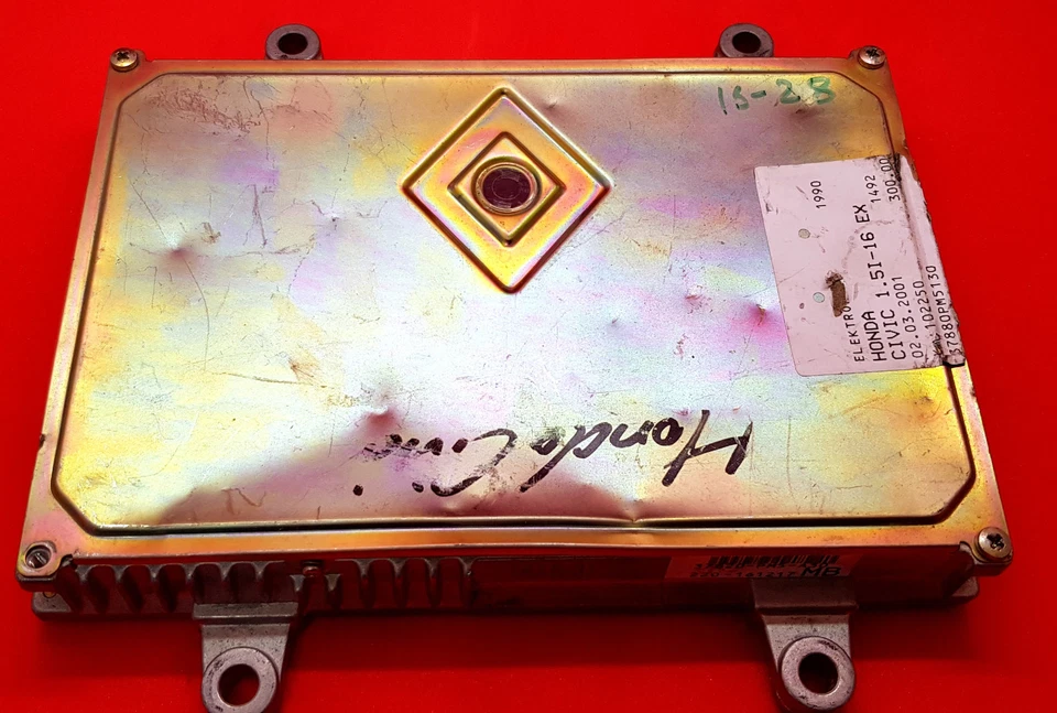 1991 HONDA CIVIC ECU # 37820-PM5-A30 ECM PCM USED (IS-28) - Image 2 of 4