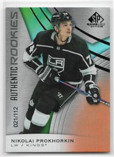 2019-20 SP Game Used Orange #162 Nikolai Prokhorkin RC Rookie #21/112 LA Kings