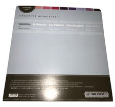 New Creative Memories Power Palette Valentine 24 7 x 7 paper sheets stickers