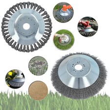 2x Profi Wildkraut Fugen Unkrautbürste Motorsense Weich und Gezopft 25,4x200mm