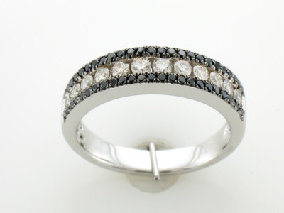 LeVian 14K White Gold H-I SI2 Diamond 0.67 cts Ring Size 7