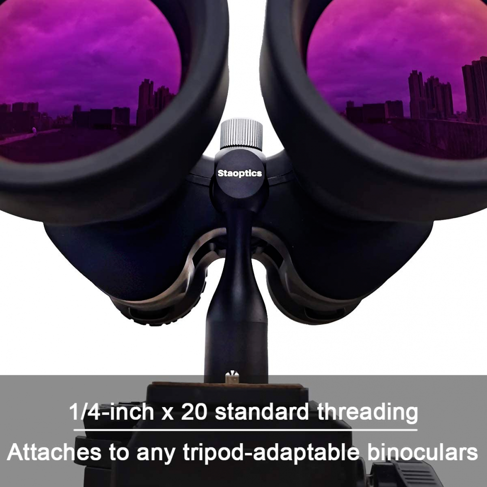 Staoptics Binocular Tripod Adapter Quick Release 1/420Inch Threading