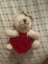 HugFun Bear  Christmas Ornament Mini Plush 5"