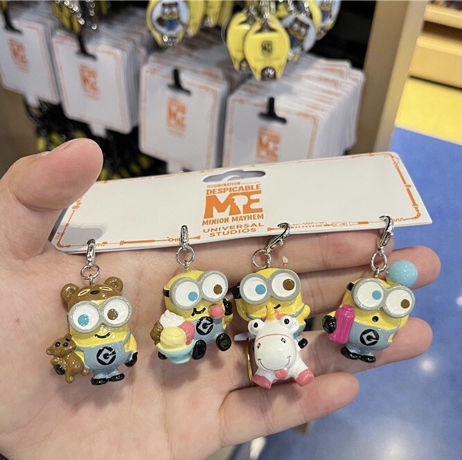 4pcs Despicable Me Minion Keychain Pendant Universal Studios