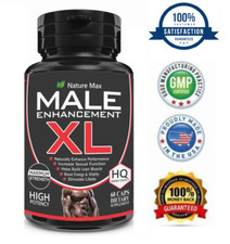 Male Enhancement Capsules Booster  Thicker Last Longer Stronger Bigger 60 Pills
