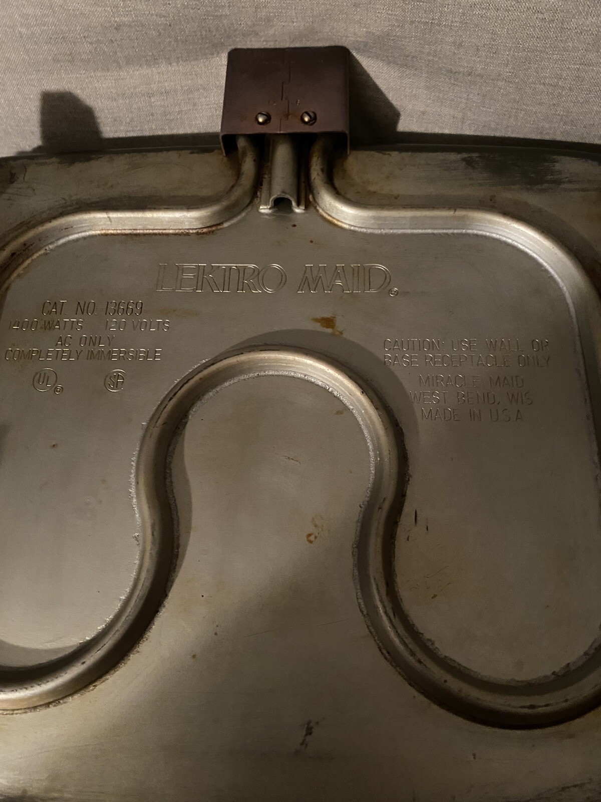 LEKTRO MAID 4 pc Electric Skillet 13669 Miracle Maid West Bend w tray & Plug In eBay