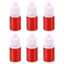 6ml Self-Inking Stamp Refill Ink 6 Pack Stamp Ink Quick-Drying Squeeze Bottle...