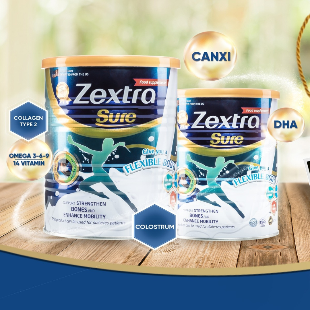 Zextra Sure 400g 2個セット 2 X Zextra Sure Milk Powder 400g Knee Back Pain Strengthen