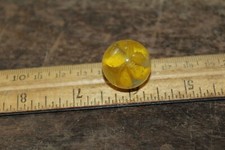Vintage Shooter Marble Cat's Eye Cats Clear Yellow