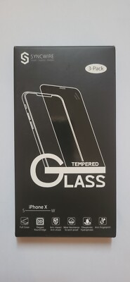 3x Syncwire Schutzfolie für iPhone 11 Pro/X/XS/10, 3 St. HD Panzerfolie 9H Härte