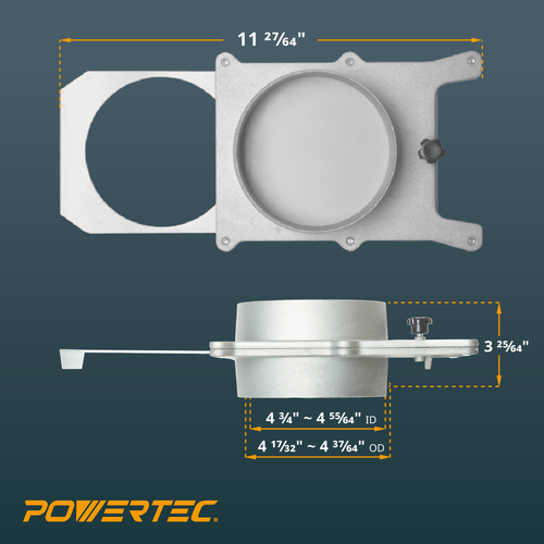 Powertec Aluminium Strahltor 5" (70166) - Bild 2 von 8